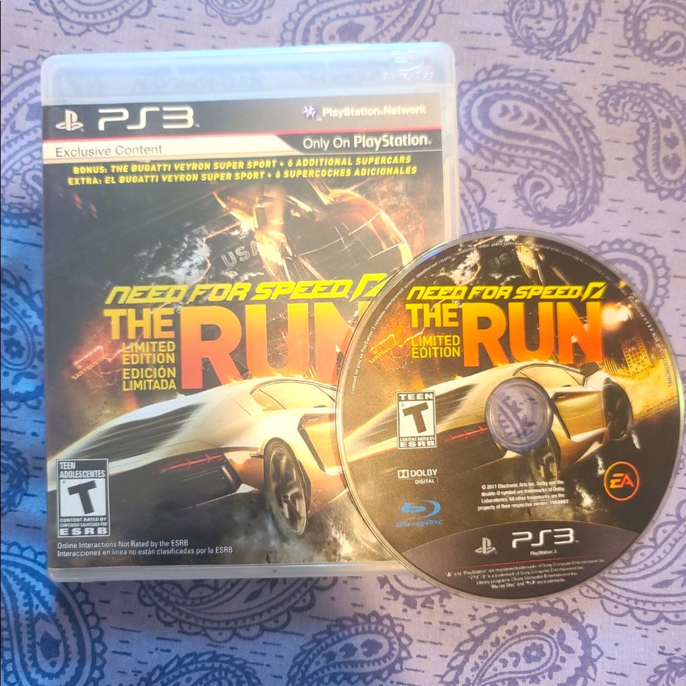 Need for Speed THE RUN PS3